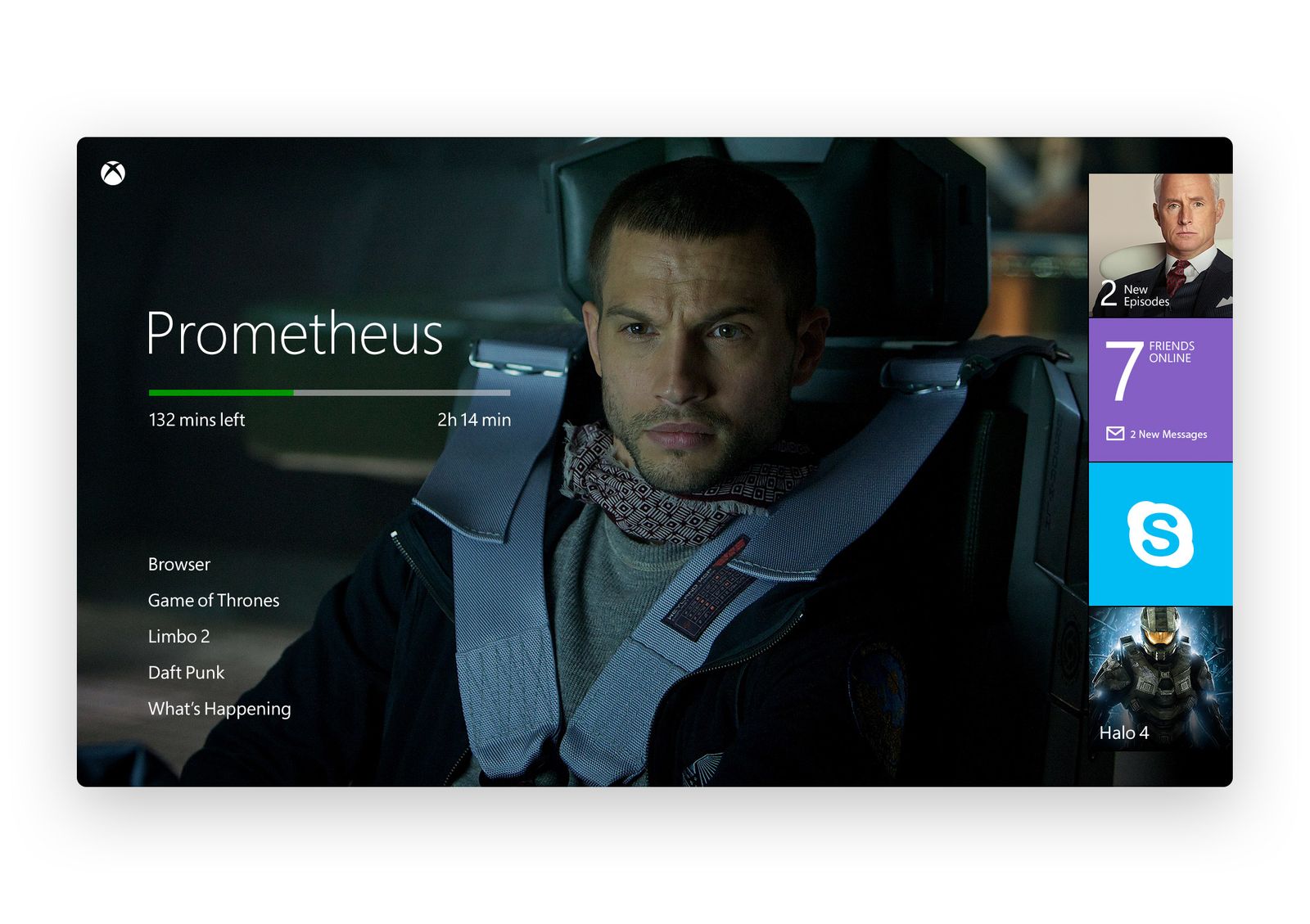 Xbox interface, 2012